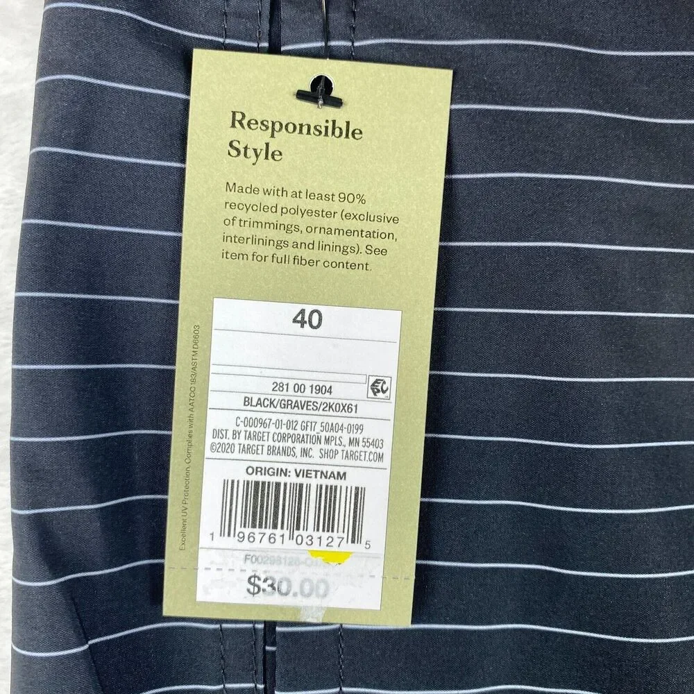 Goodfellow & Co Board Shorts Men‎ 40 Graves Striped 10